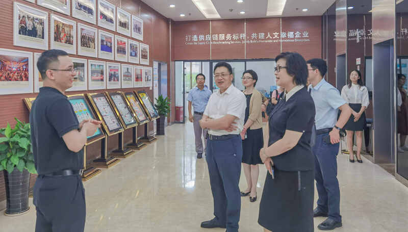 民建浙江省委会副主委徐育斐在j9九游会官方网站集团调研